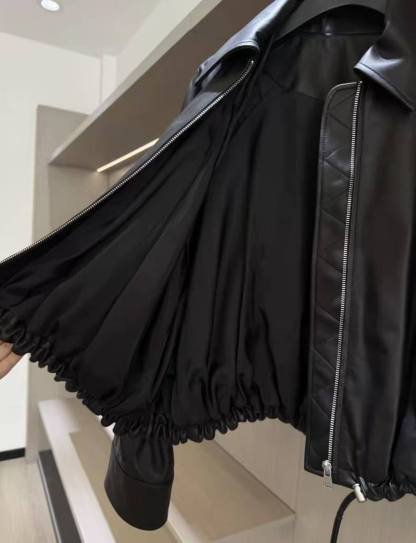 LEW Balloon leather jacket