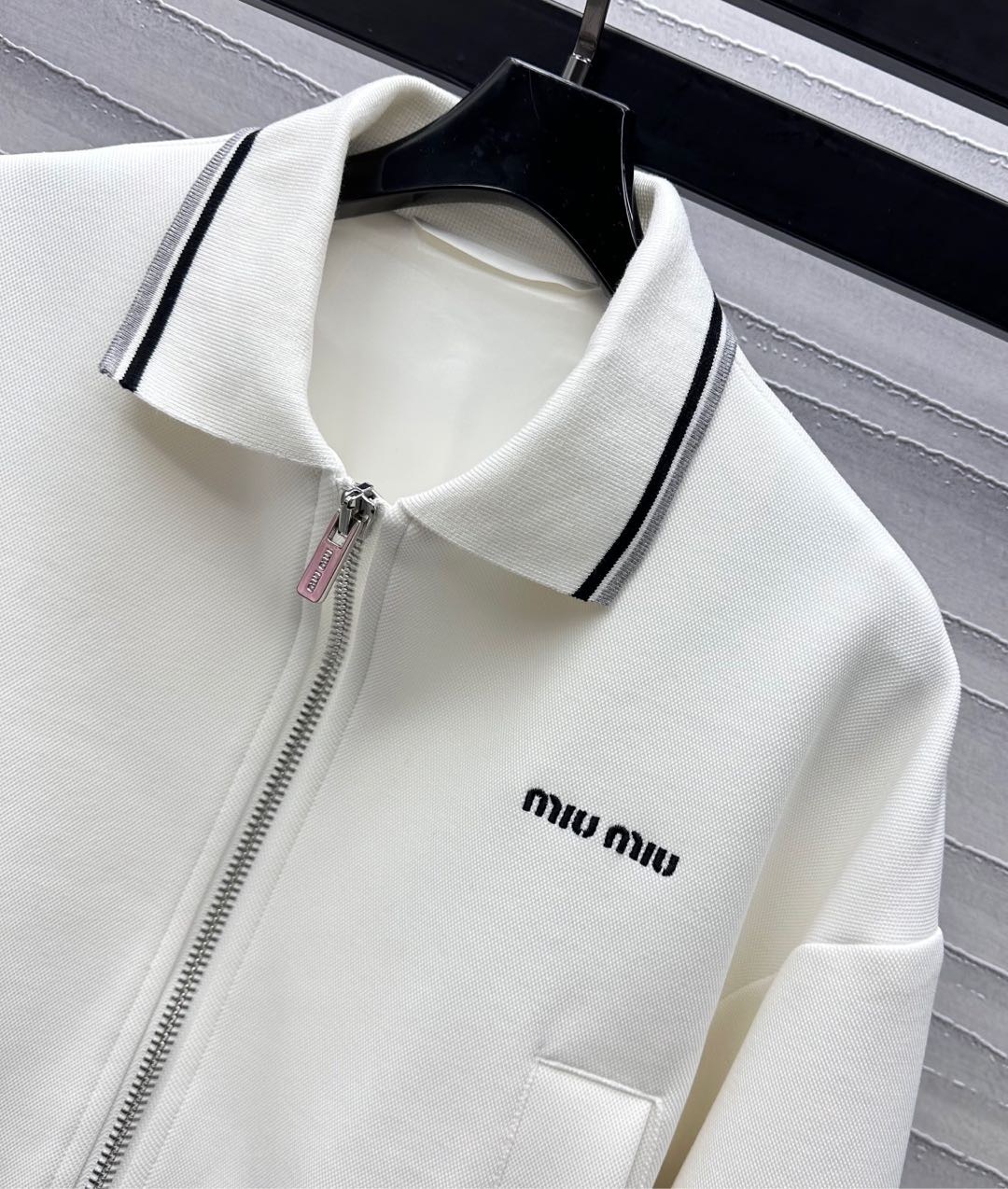 MM 2025SS Short zipper lapel jacket