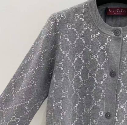 GG Hot stamping knitted cardigan