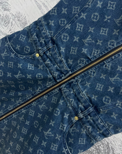 1V 25SS Old Fashioned Denim Zipper Dress