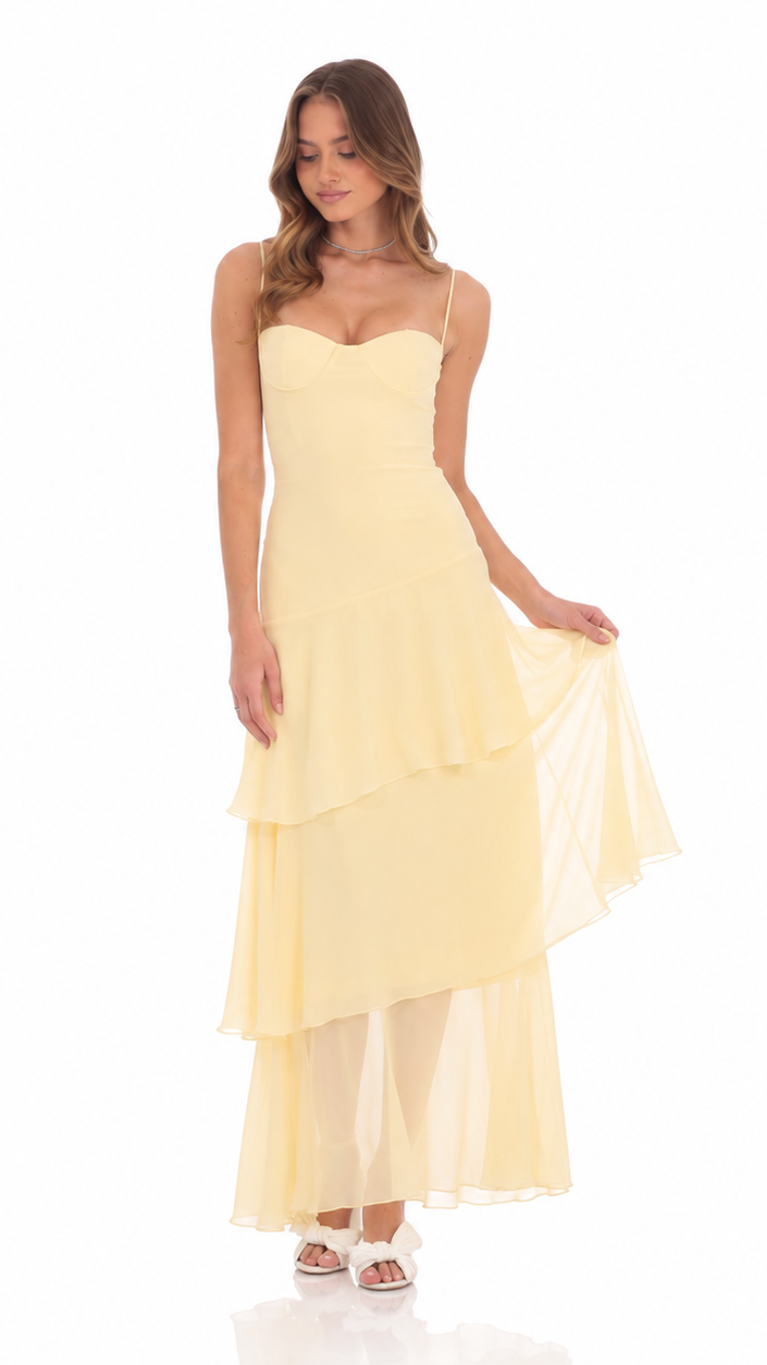 Sophisticated Textured Pleated Gown with Open Back