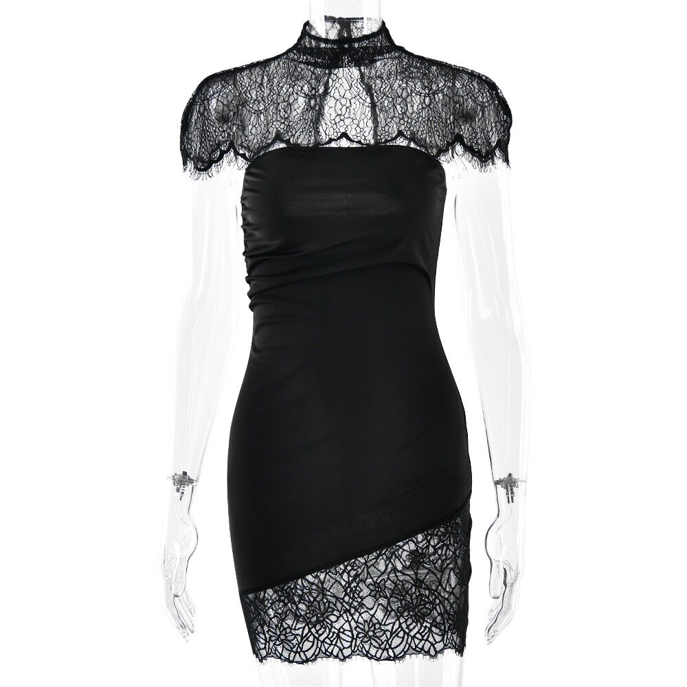 Dreamy Scalloped Lace Trim Mini