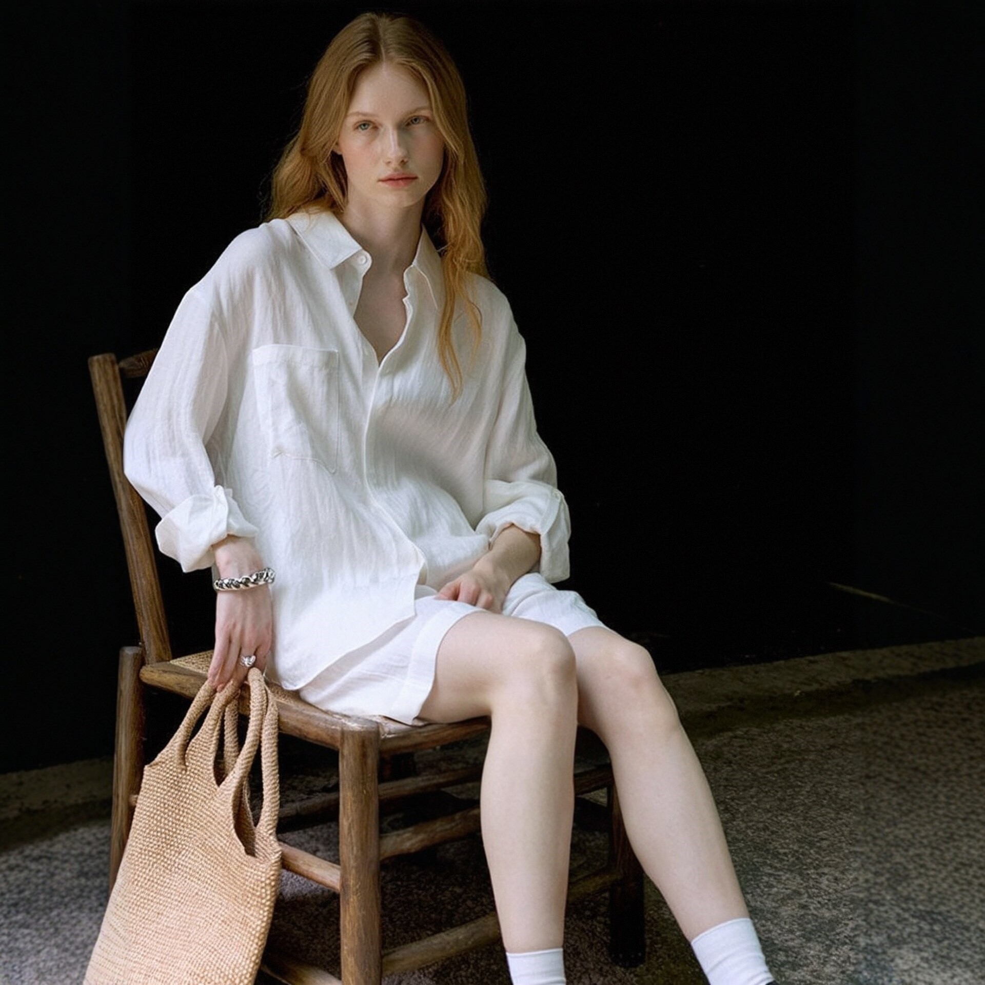 Women's 2-Piece Linen Set - Effortless Resort Aesthetic