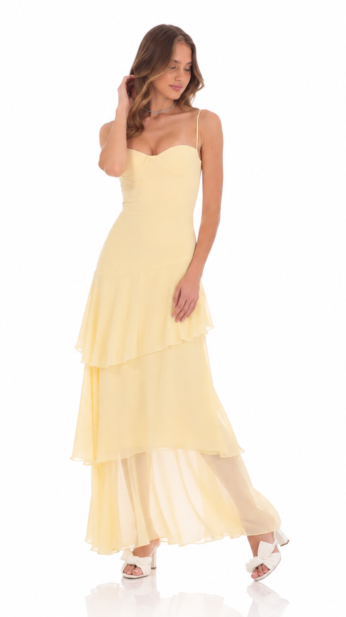 Sophisticated Textured Pleated Gown with Open Back