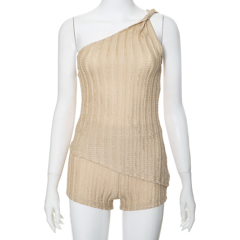 Effortless Hot Girl Summer Textured Romper