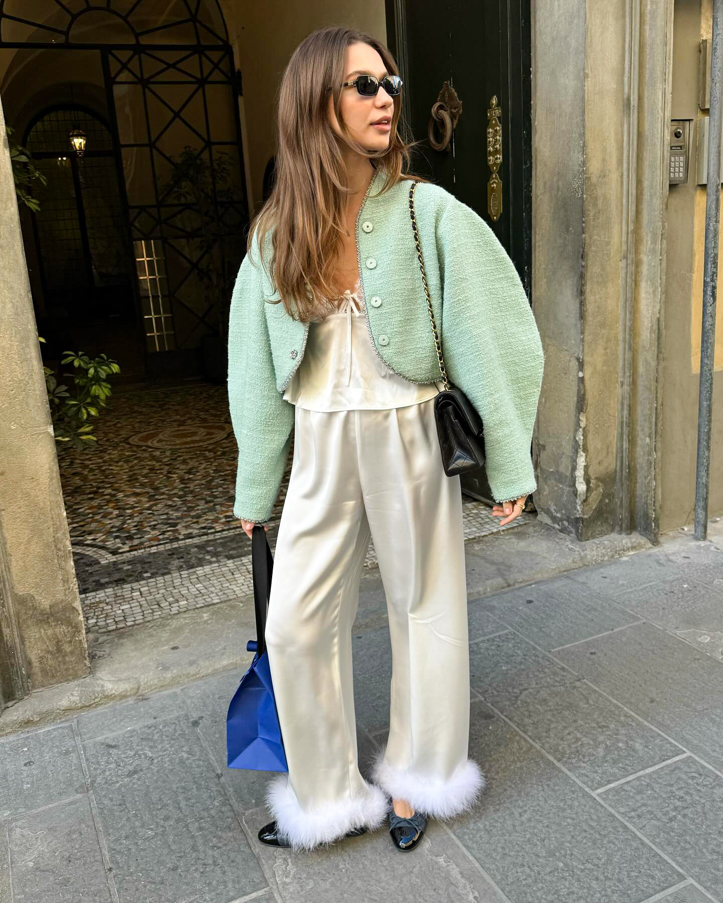 High Waist Wide Leg Trousers