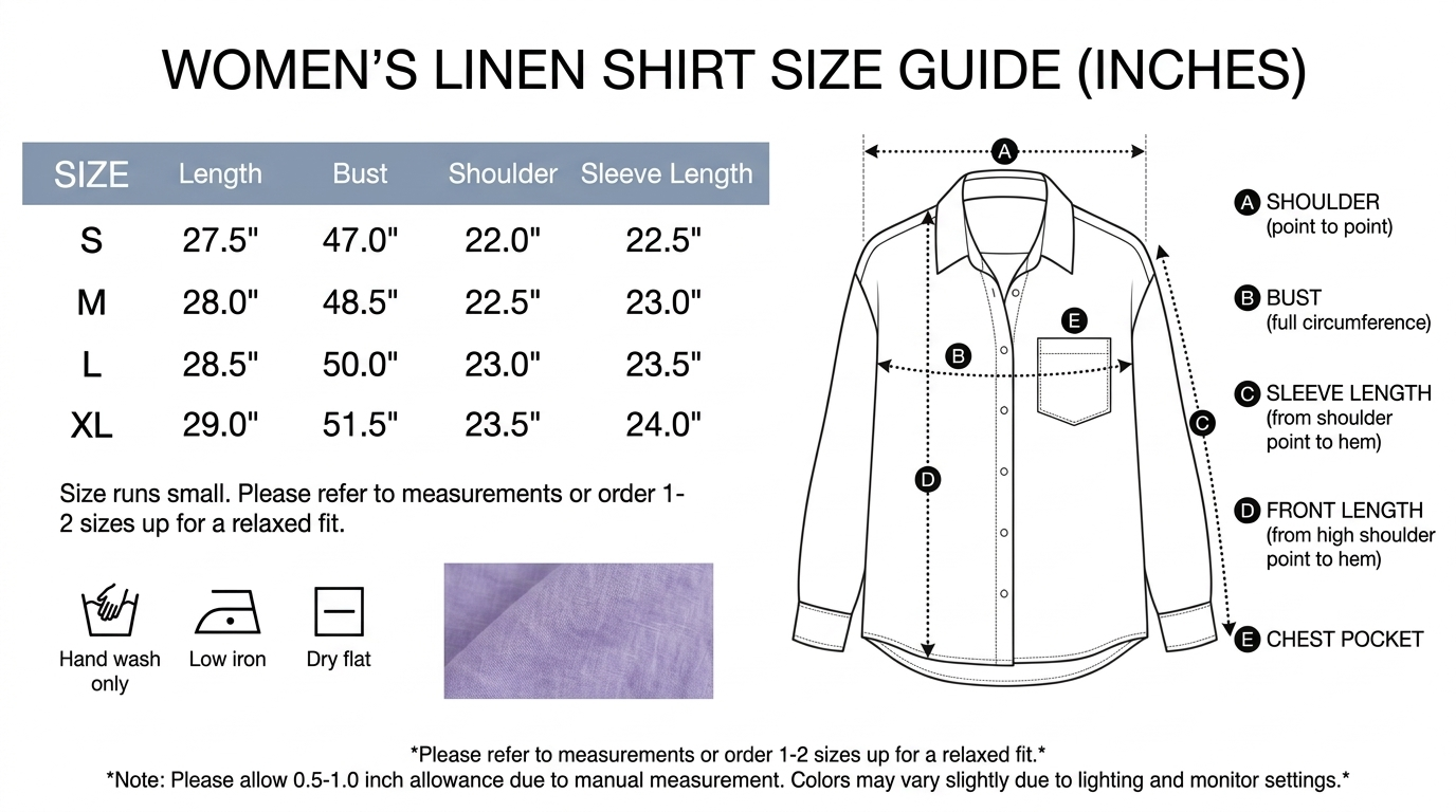 Relaxed Fit Lilac Linen Blouse - Your Dreamy Summer Layer