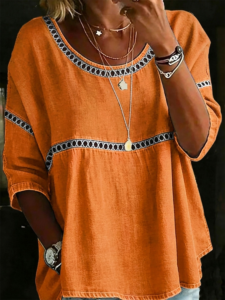 New Arrivals🔥 Women's Vintage Casual Loose Linen Blouse Shirt