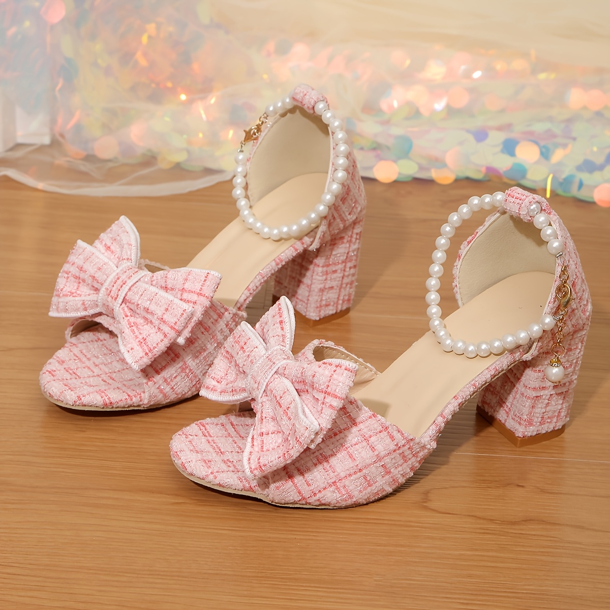 Women's Bow-Tie High-Heeled Sandals