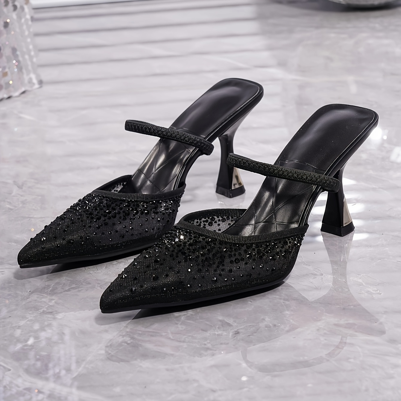 Women's Rhinestone Pumps