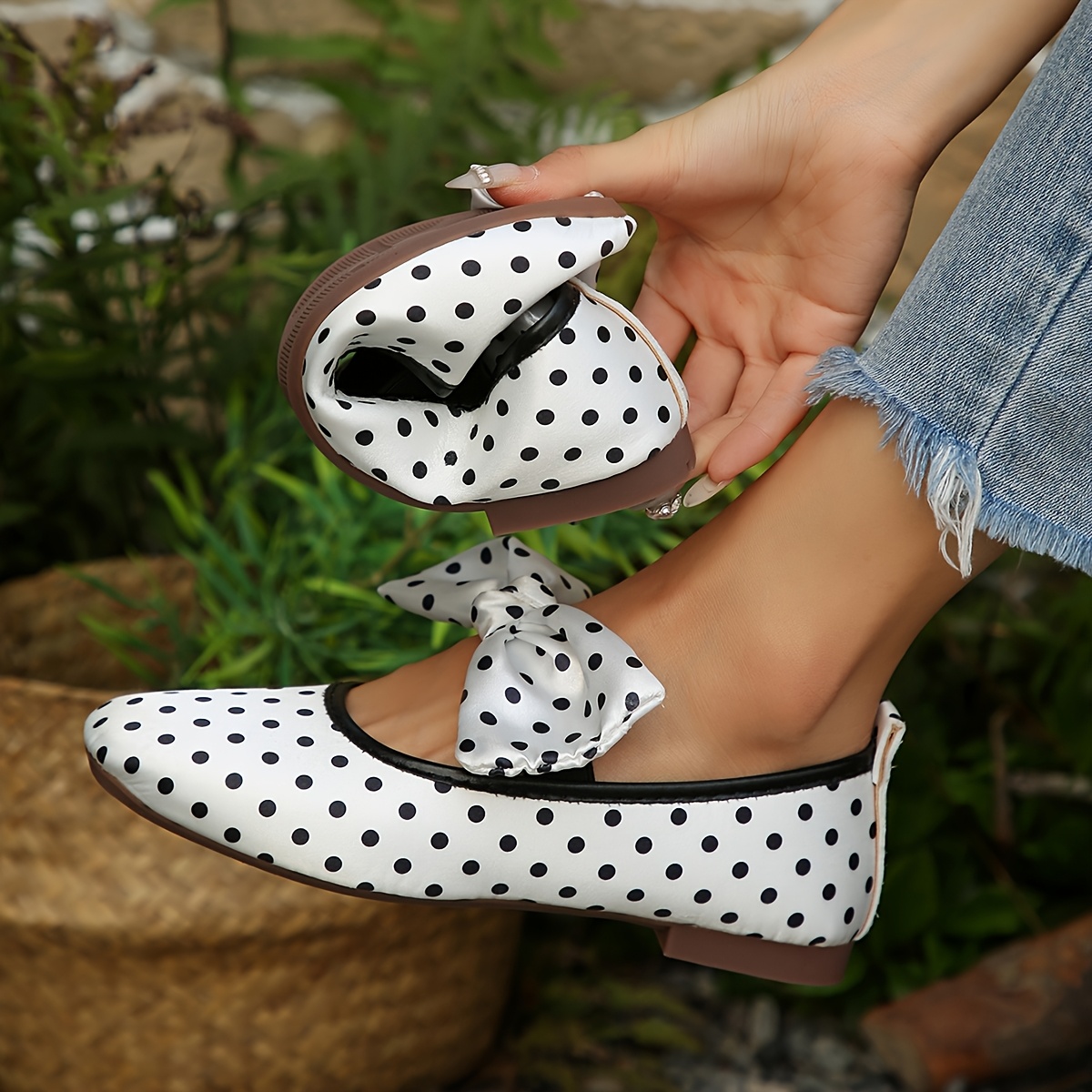 Women's Polka Dot Loafers