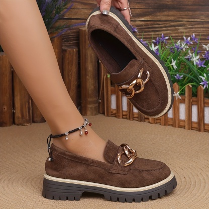 Women's Wide Size Sparkling Blanks Loafers