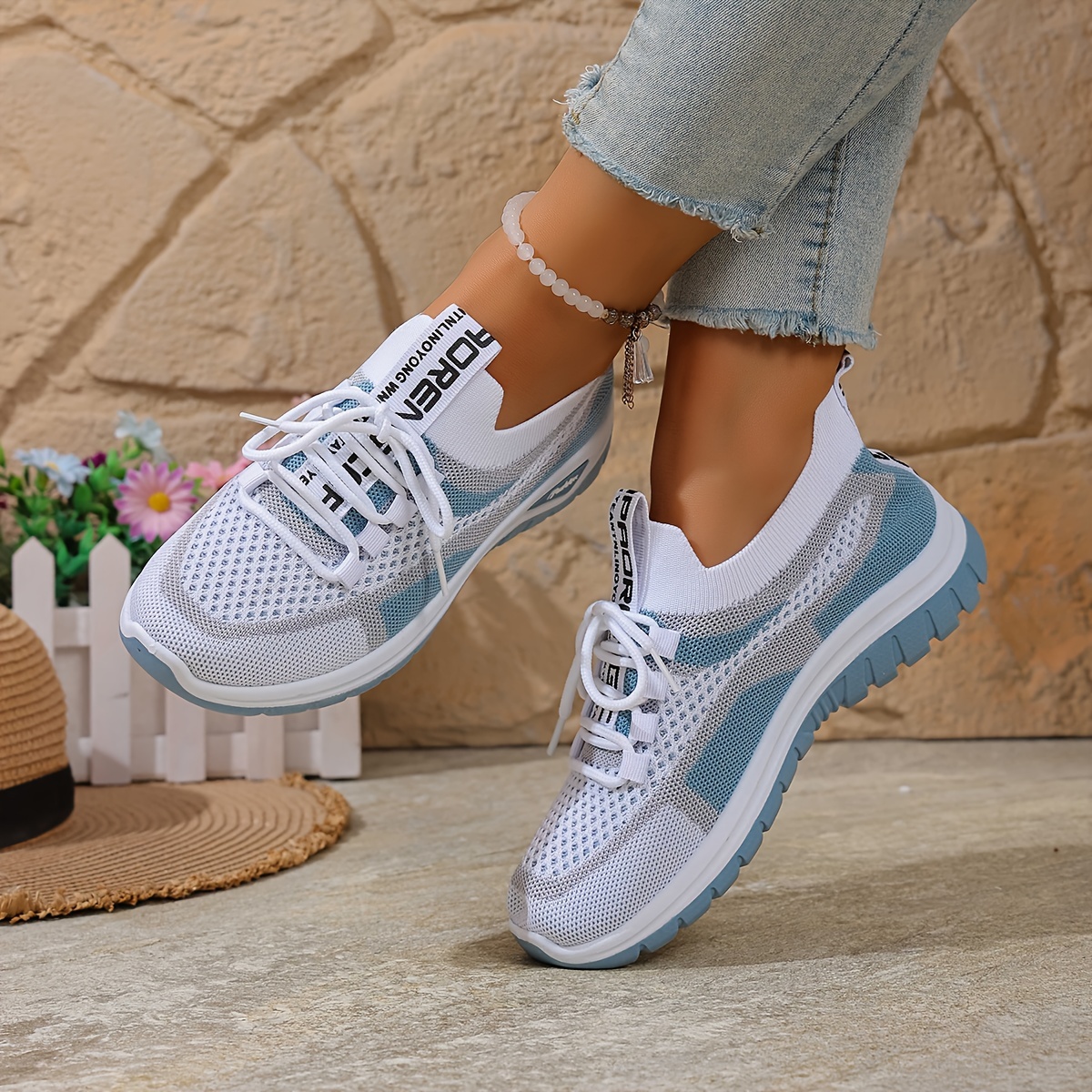 Women's Gradient Stripes Sneakers
