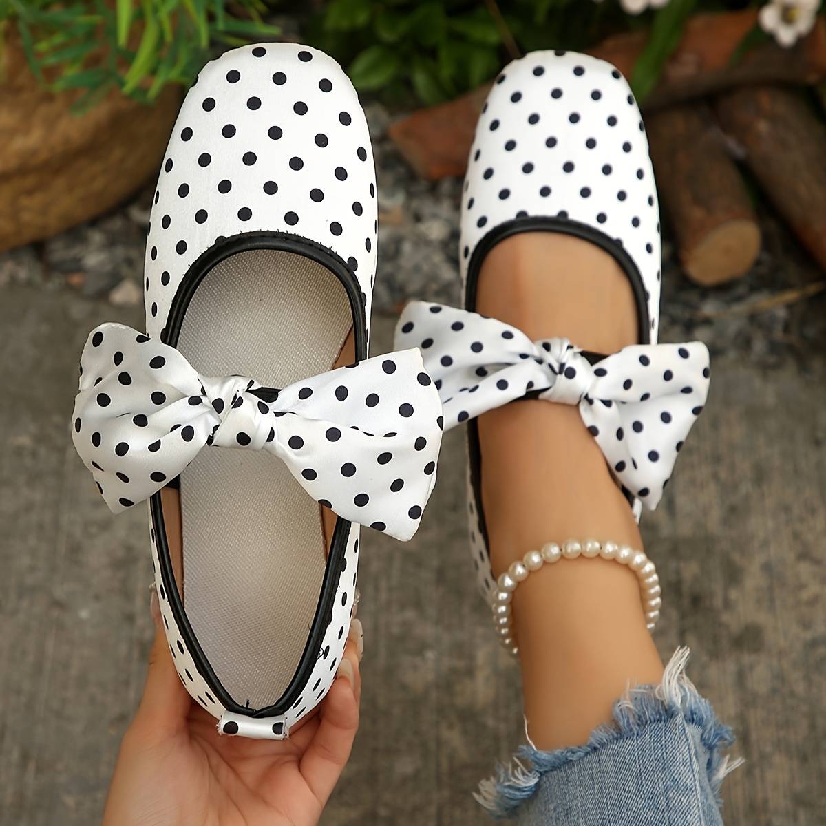 Women's Polka Dot Loafers