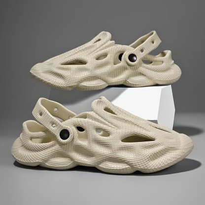 Men's Fashion Plain Color Clogs