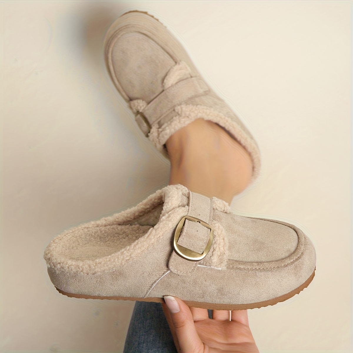 Women's Plush Lining Mules