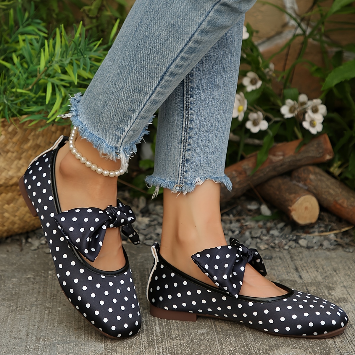 Women's Polka Dot Loafers