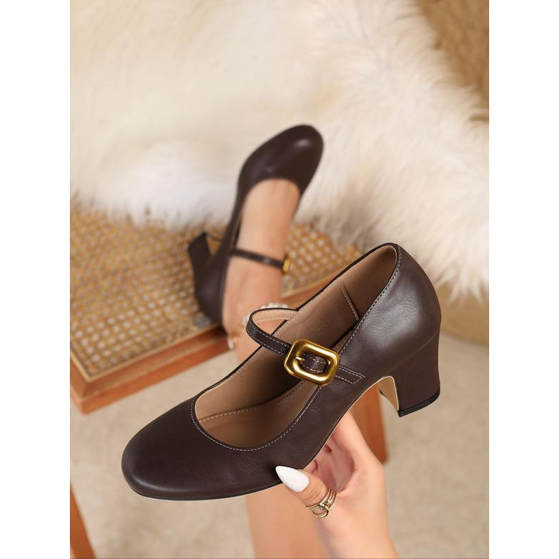 Women's Elegant Round Toe Mary Jane Shoes