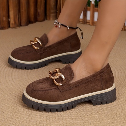 Women's Wide Size Sparkling Blanks Loafers