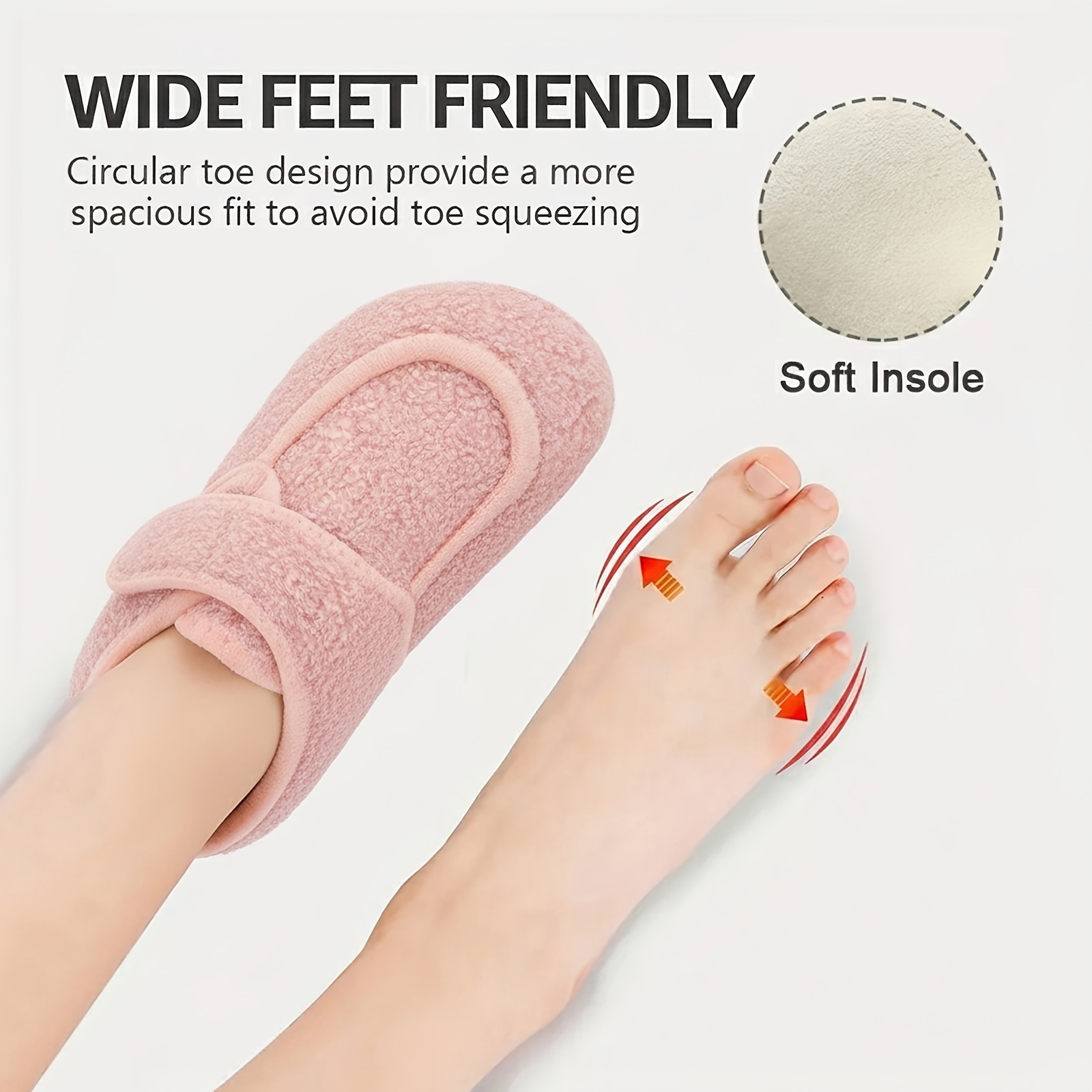 Women's Cozy Comfy Barefoot Slippers