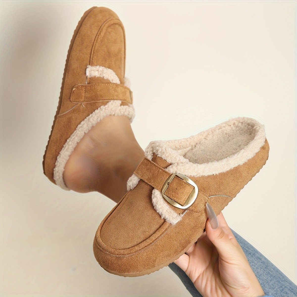 Women's Plush Lining Mules
