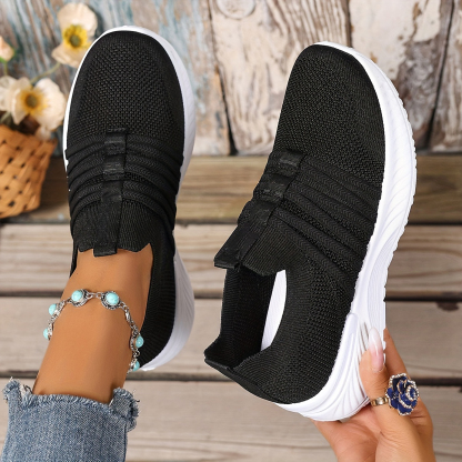 Women's Stripes Mesh Casual Sneakers