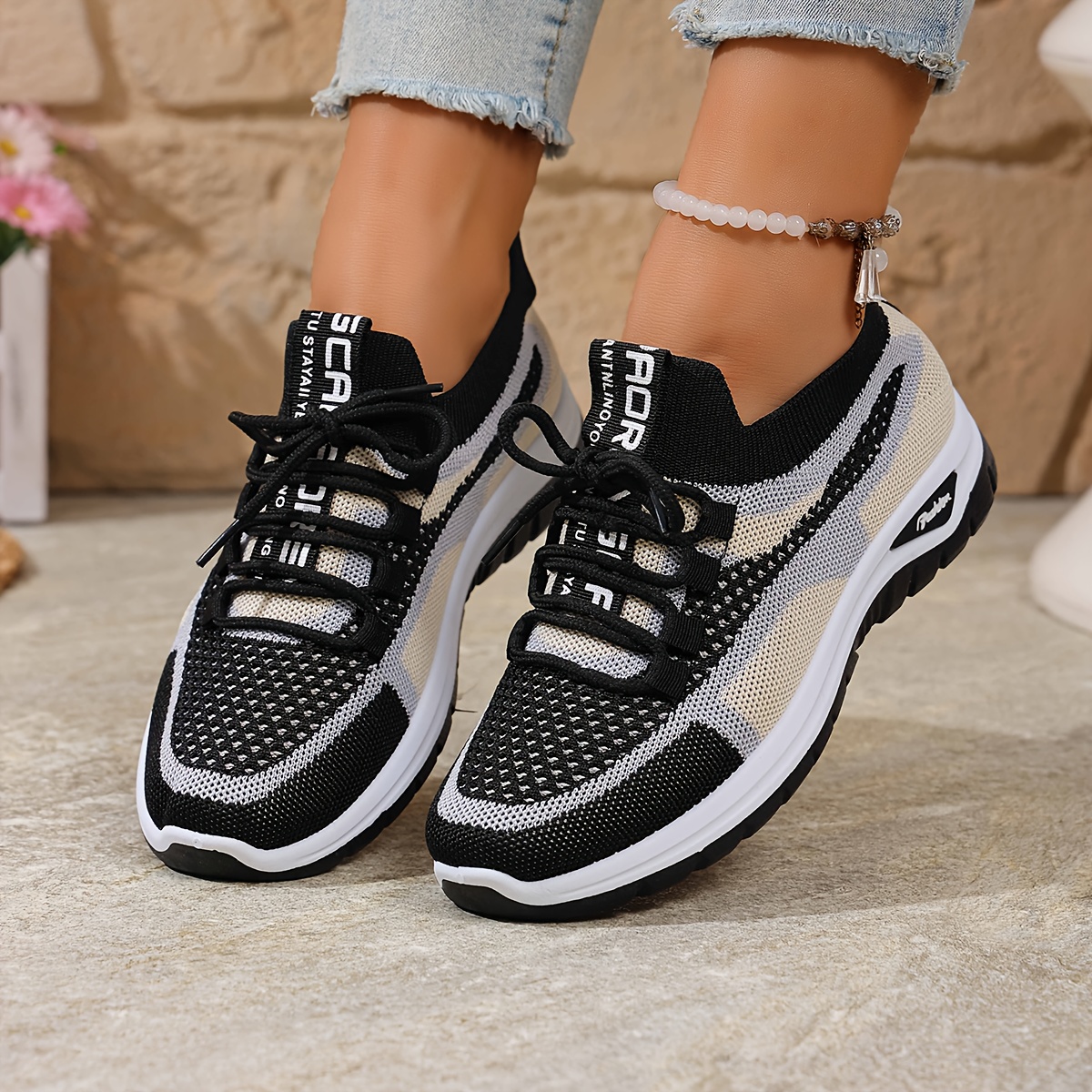 Women's Gradient Stripes Sneakers