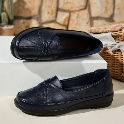 Women's Large Size Slip-On Penny Loafers