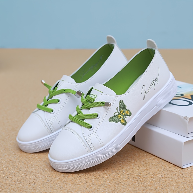 Women's Butterfly Embroidery Sneakers