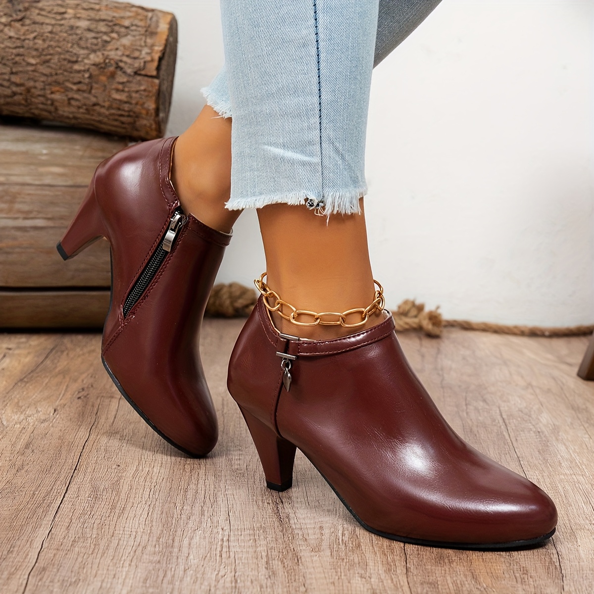 Women's Pointed Toe Stiletto Ankle Boots
