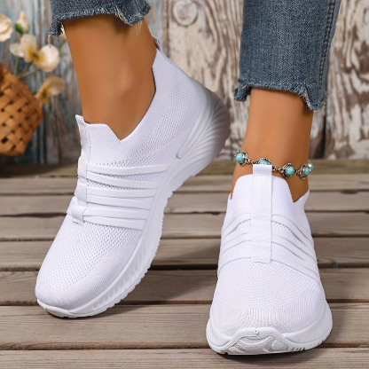 Women's Stripes Mesh Casual Sneakers