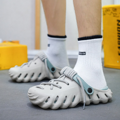 Unisex Minimalist Sporty Plain Color Slides