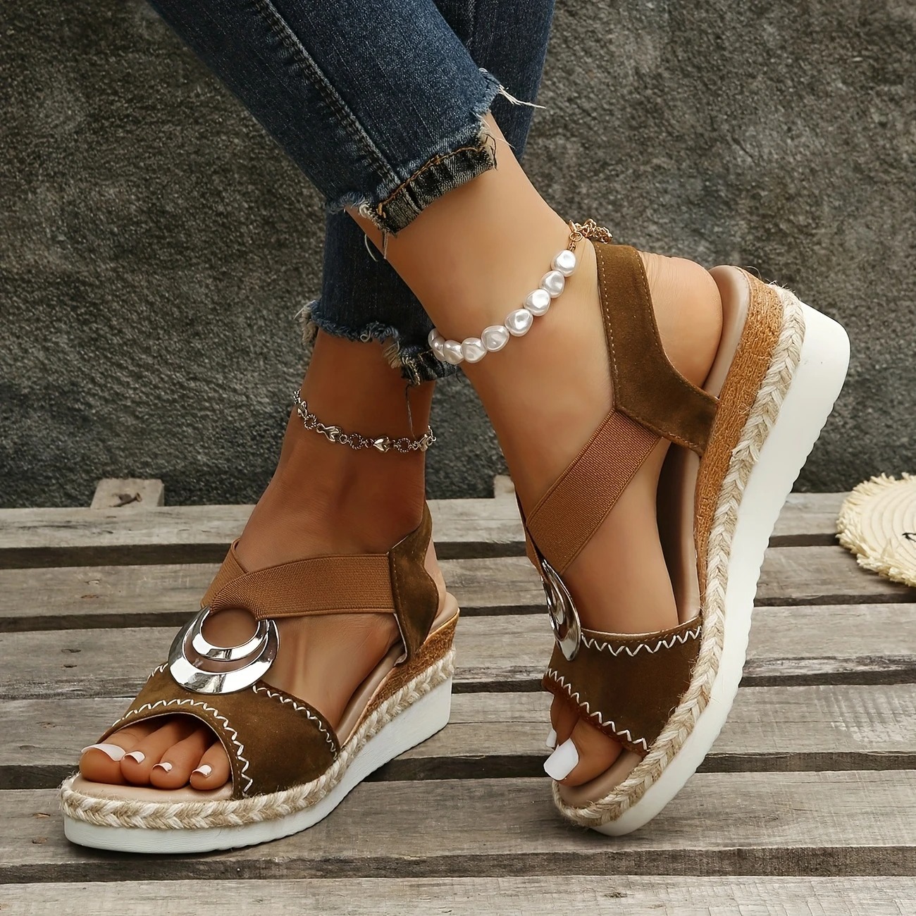 Women's Espadrille Wedge Sandals