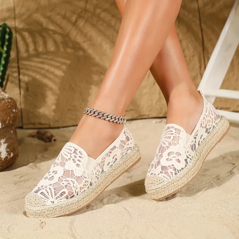 Women's Vacation Straw-Soled Loafers