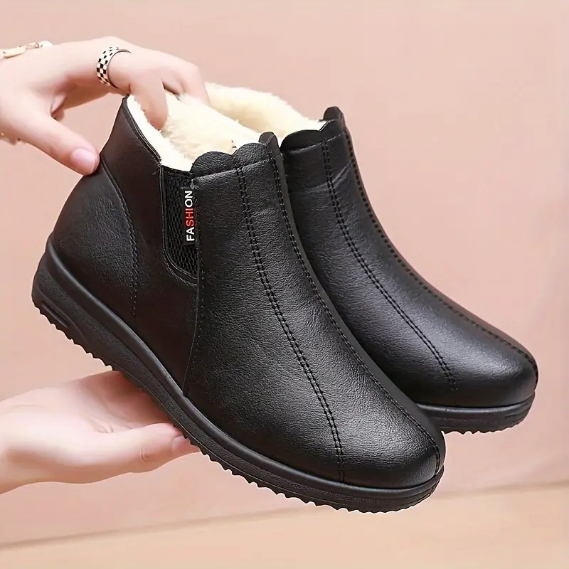 Women's Slip On Fluffy Boots