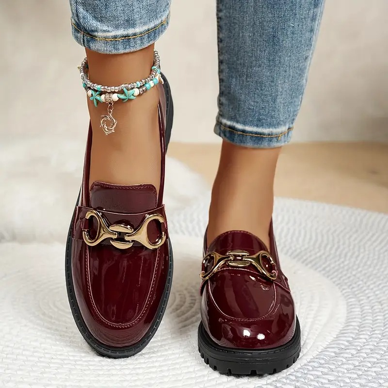 Women's Buckle Slip-on Loafers