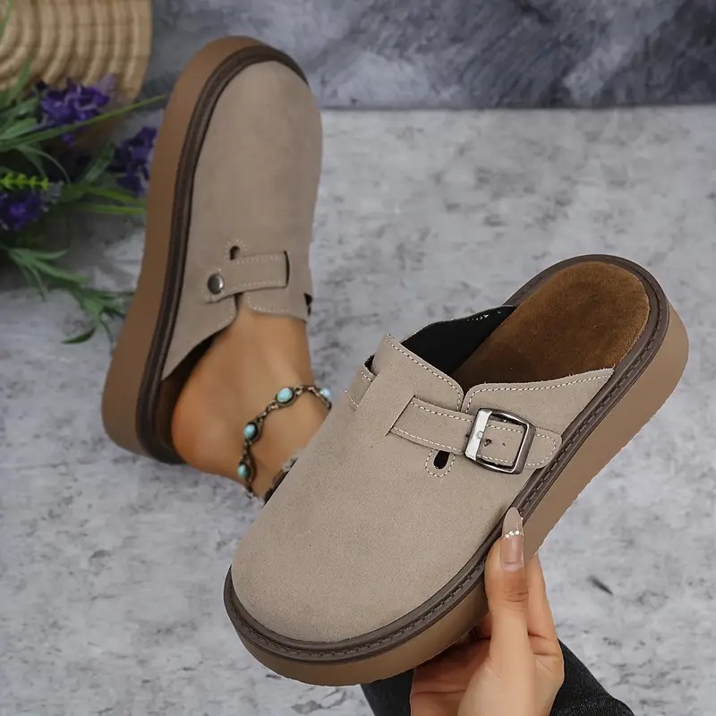 Retro Casual Buckle Loafers
