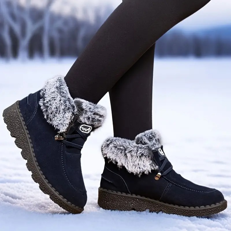 Women's Plush Lined Ankle Boots