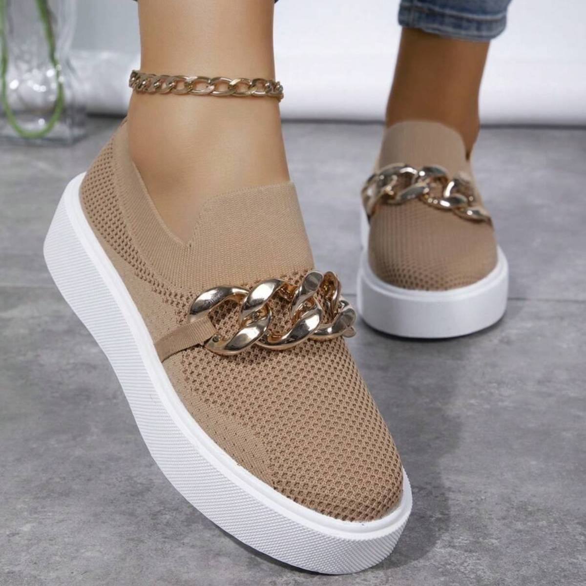 Stylish Flat Bottom Loafers