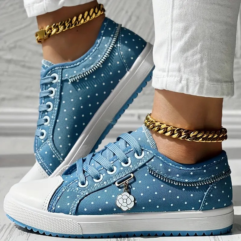 Women's Floral Mesh Sneakers