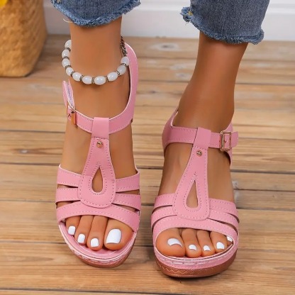Women's Solid Color Stylish Sandals