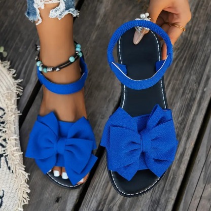 Women's Elegant Bow-Knot Flat Sandals