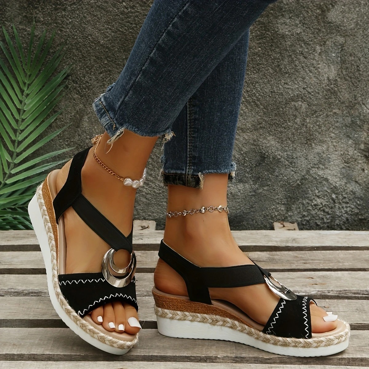 Women's Espadrille Wedge Sandals