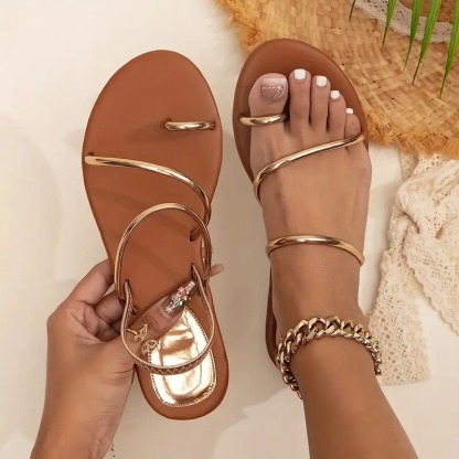 Women'S Toe Post Slingback Sandals