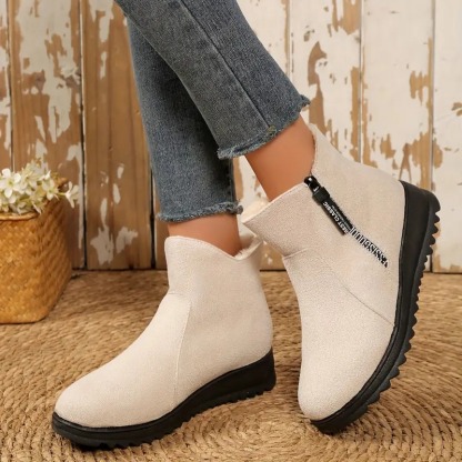 Winter Chic Plush Snow Boots