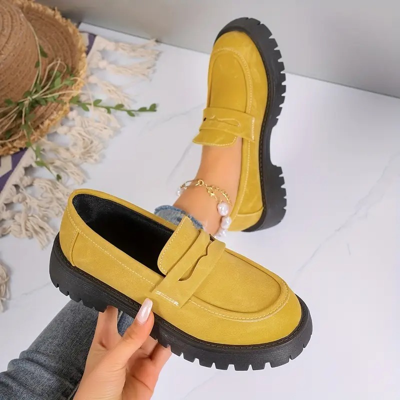 Women's Fabric Lining Loafers