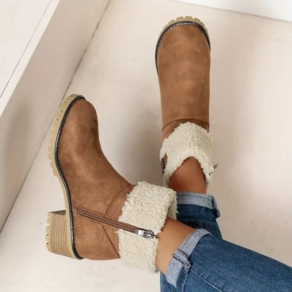Comfy Lining Warm Ankle Boots