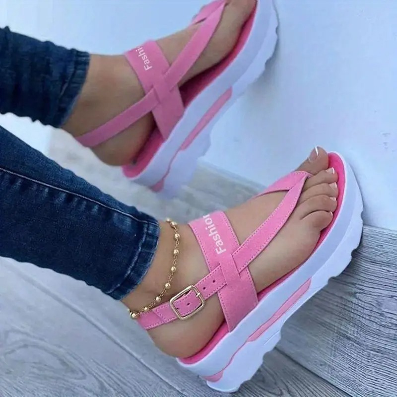 Women's Platform Thong Sandals