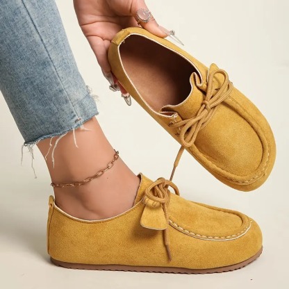 Women's Soft Lace-Up Loafers