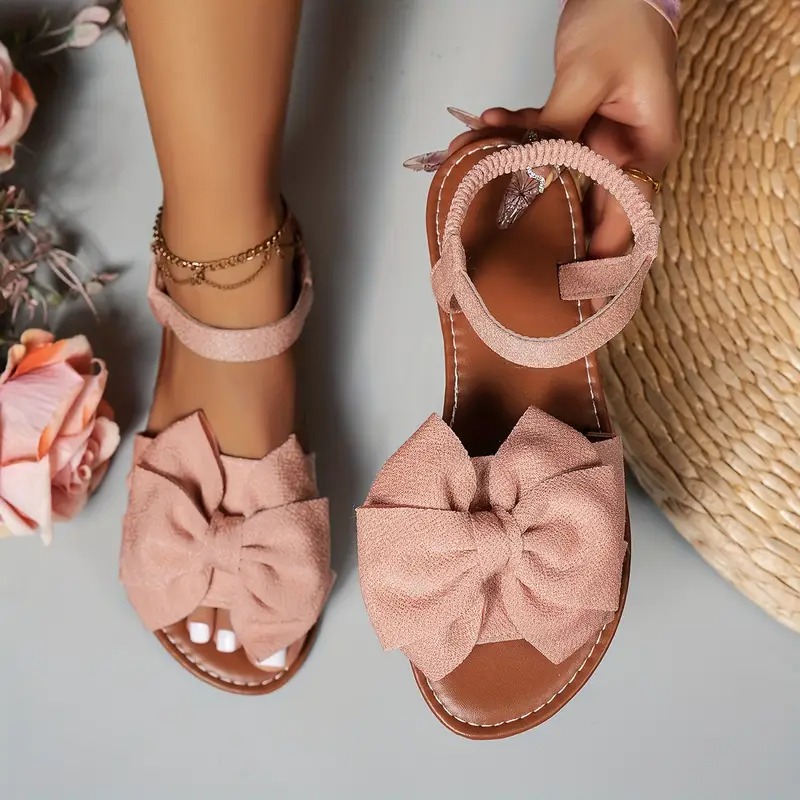 Women's Elegant Bow-Knot Flat Sandals